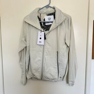 NWT Herschel Supply Co Womens Stowaway Jacket in Silver Size Small
